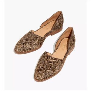 Madewell Marisa Flat in Spotted Calf Hair